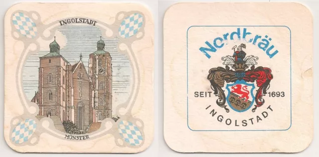 Nordbräu Ingolstadt - alter Bierdeckel "Münster"