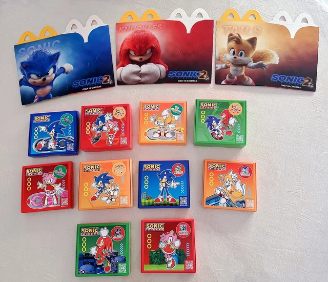 MCDONALDS HAPPY MEAL TOYS 2024 Sonic the Hedgehog Puzzles Full Set Of