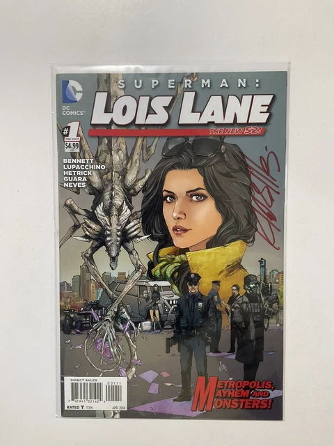 Superman Lois Lane 1 One Shot Near Mint Nm Signed Rocafort Dc Comics