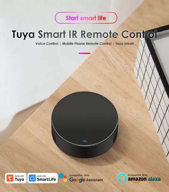 Tuya WiFi IR Remote Control Smart Universal Infrared Controller for Alexa Google 2