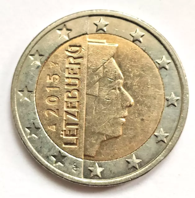 2 Euros Henri I Luxemburgo 2015 Enrique (2000-presente) KM# 93, Schön# 90