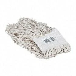 Rubbermaid White Head Band, X-Large Cotton Roof Brush Cut End Mop Head