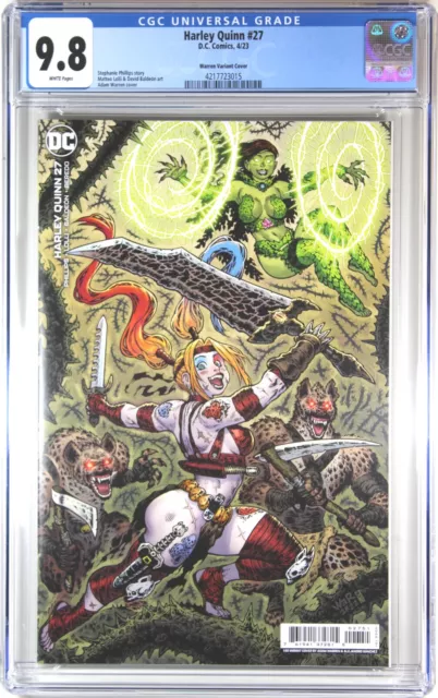 Harley Quinn #27 (Adam Warren 1:50 Ratio Variant) Comic ~ Cgc Graded 9.8 Nm/M