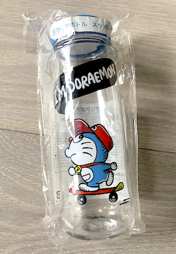 Sanrio Doraemon Stainless Steel Water Bottle - 16.5 Oz Vacuum Insulated Bottle With Locking Cap & Strap