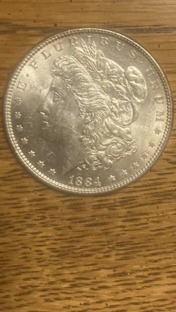 1884 P Morgan Silver Dollar BU Beautiful Coin