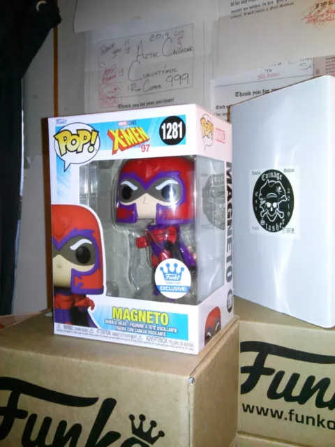 Funko Pop! *FREE Protector* X-MEN: MAGNETO '97 #1281 *NEW* MINT/NM Funko Excl.