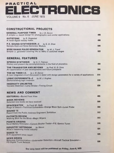 PRACTICAL ELECTRONICS - Magazine - June 1973 - General Purpose Timer - Project 2