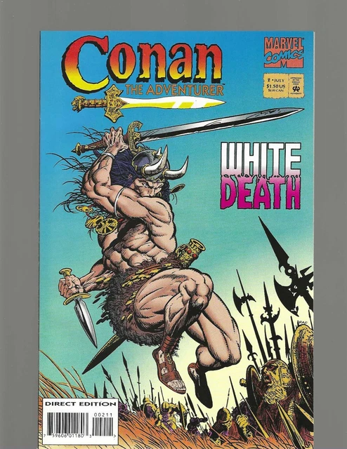 Conan the Adventurer #2 [Marvel, 1994] NM+ 9.6+/9.8, White Death