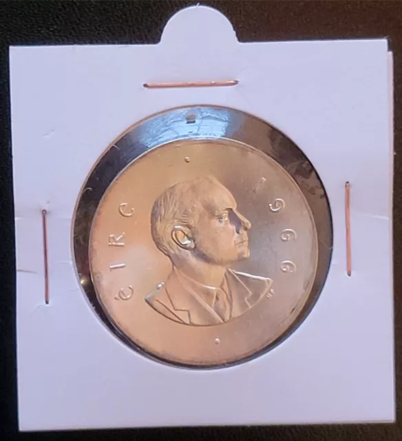 1966 Padraig Pearse 10 Shillings Irish Silver Coin.1916 Rising Commemorative