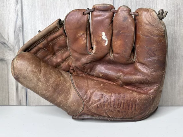 Vintage Spalding Baseball Glove - Model 1153 - Al Smith