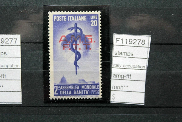 Stamps Italy Occupation Amg-Ftt Sassone N°46 Mnh** (F119278)