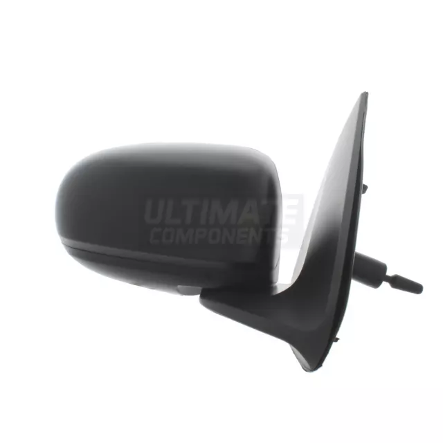 Fits Nissan Almera Mk2 Hatchback 2000-2006 Cable Wing Mirror Black Drivers Side 3