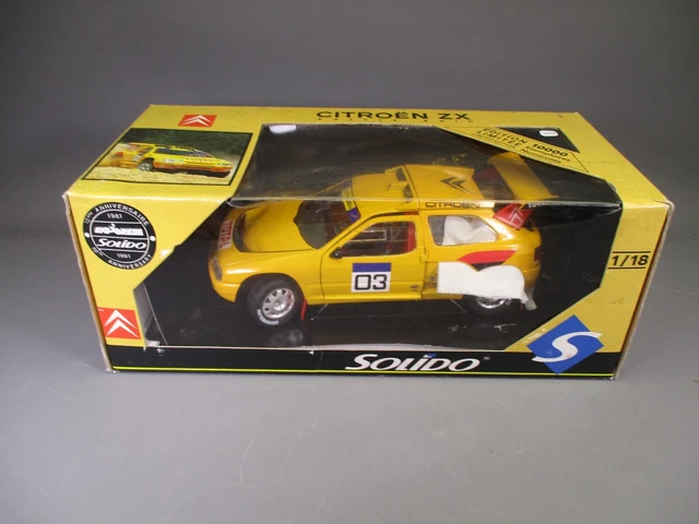 Majorette Citroën ZX Rallye Raid En Boîte Originale 1:18 – Modèle Rouge Collector