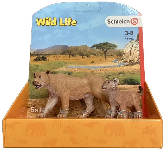 SCHLEICH LIONESS FEMALE Lion and Cub Wildlife Animals Figures 2022 NEW