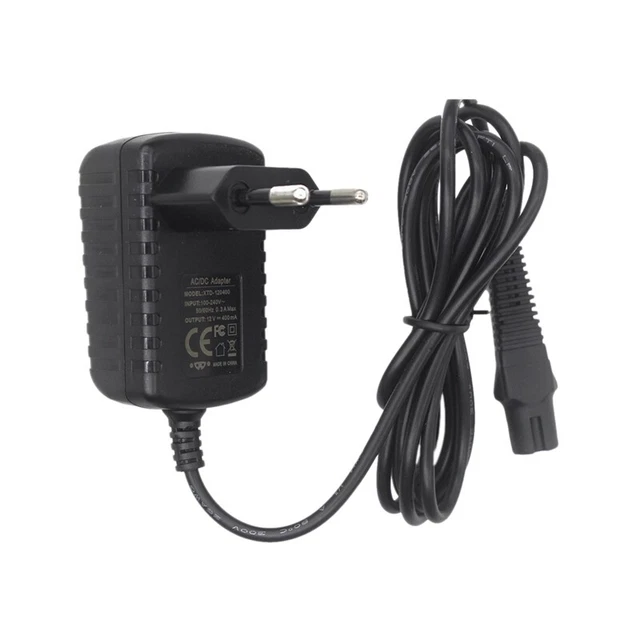 12 V Netzteil Kabel Ersatz Elektrorasierer Rasierer Gerät für Bart Schneide P7X7