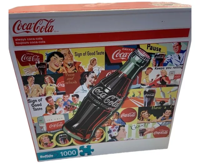 Buffalo 1000 Piece Puzzle Always Coca-Cola Vintage Advertising Bottle of Coke