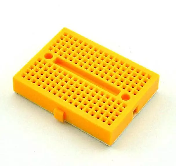 Yellow Solderless Prototype Breadboard 170 SYB-170 Tie-points for Arduino