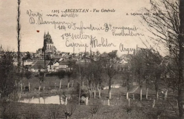CPA 61 - ARGENTAN (Orne) - 1205. Vue générale