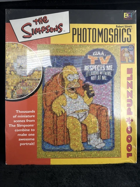 Simpsons Photomosaics 1000 Piece Puzzle Simpsons Photomosaics