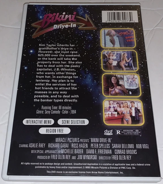 BIKINI DRIVE-IN ( 1995 DVD, Cult Sex Comedy, Ashlie Rhey, Michelle ...