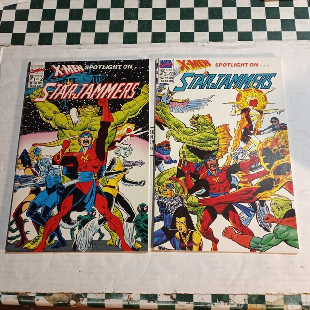 X-Men Spotlight on Starjammers (1990): 1 2 Complete Set ~ GN ~ Nice ~ C22-27M