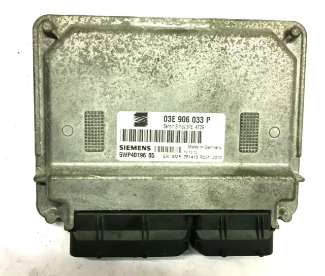 Seat Ibiza 1.2 2003 Unité De Commande Moteur Ecu 03E906033P