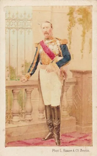 cdv tinted photo army Marshal Mac Mahon president marechal militaire France 1860