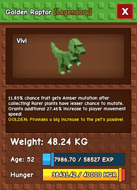 SEMI-GODLY TITANIC GOLDEN RAPTOR / GROW A GARDEN(VERY CHEAP) delivery ...