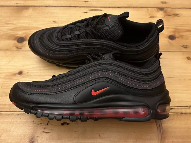 Nike Air Max 97 GS Sneaker Schwarz Reflektor Gr. 40 UK 6 DJ4165-001 Neu