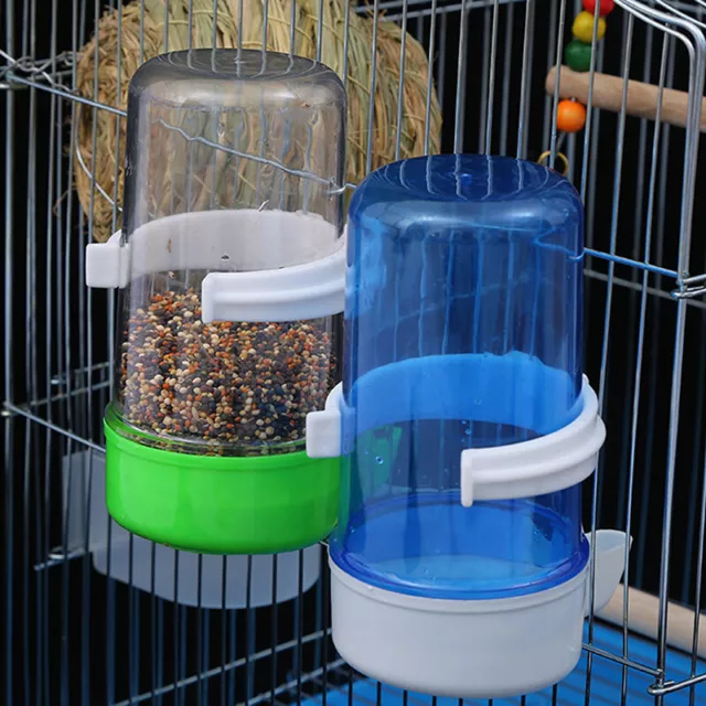 1Pc Bird Food Automatic Drinker Parrot Pigeon Feeding For Pet Suppl-wf