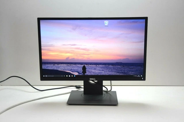 DELL 22" P2217H Black LCD IPS Full HD MONITOR STAND HDMI DP VGA