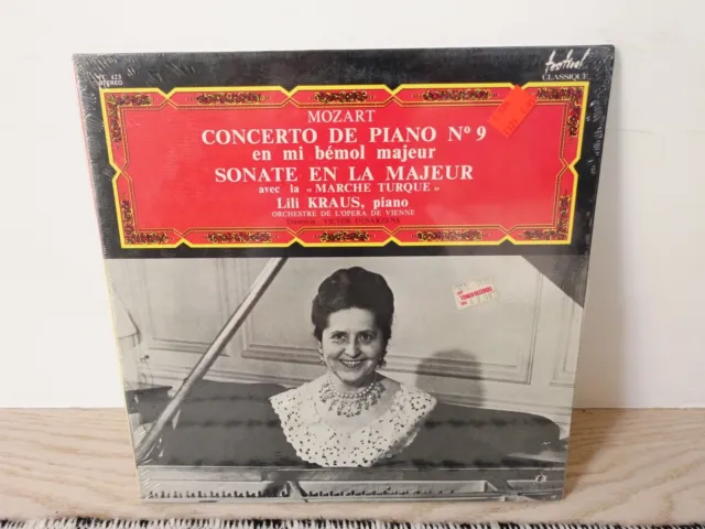 MOZART: Piano Concerto No 9 LILI KRAUS Import FESTIVAL Stereo LP SEALED