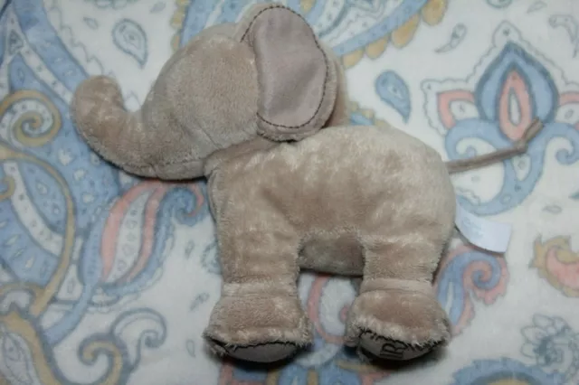 Doudou peluche TARTINE ET CHOCOLAT ELEPHANT FERDINAND gris taupe 25 CM