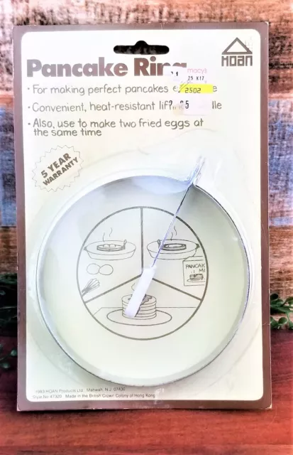 Herramienta de cocina anillo de metal mango artesanías molde nuevo en paquete
