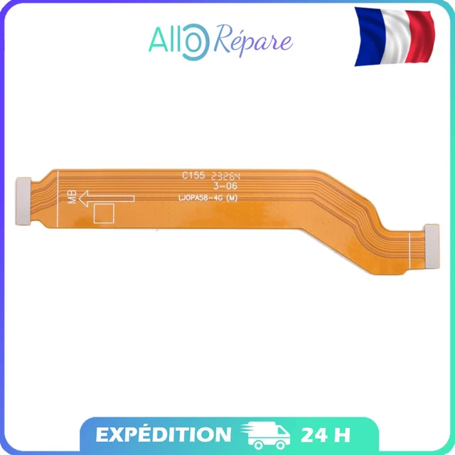 Nappe Flex Charge/LCD Pour Oppo Find X3 Lite - Réf. CPH2145 - Dorée - Neuf