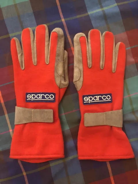 Sparco Vintage Nomex Rally Racing Gloves Fia 86 Iso 6940 Sz.8 NEW NOS