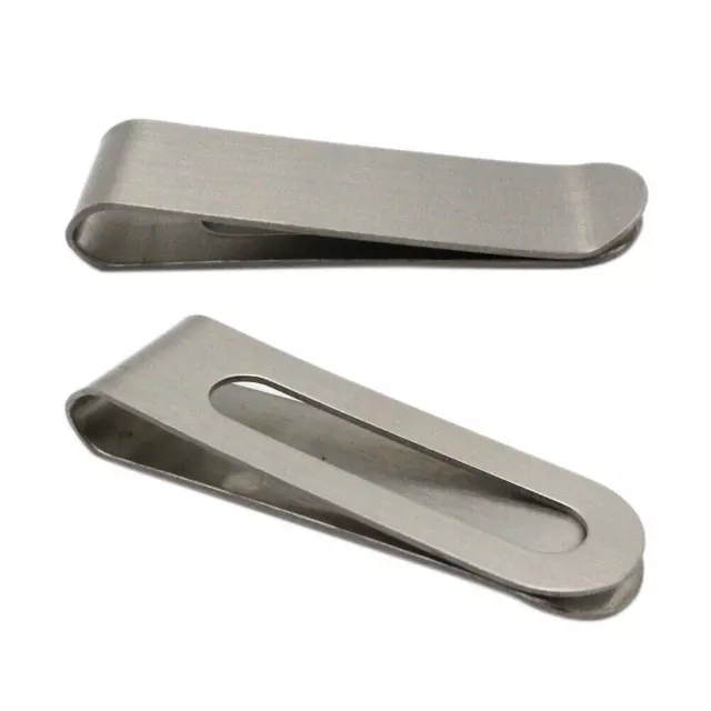 Mini Stainless Steel Slim Money Clip Purse Wallet Credit Card ID Holder Wedding