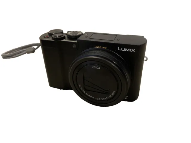 Panasonic LUMIX DMC-TZ100 Digital Camera Black With Case, Two Batteries And Card