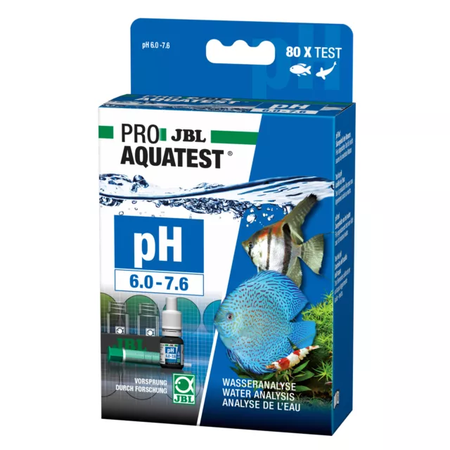 Proaquatest Ph 6.0-7.6 Test Rapide Étang de Jardin Eau Douce Mer Aquariums