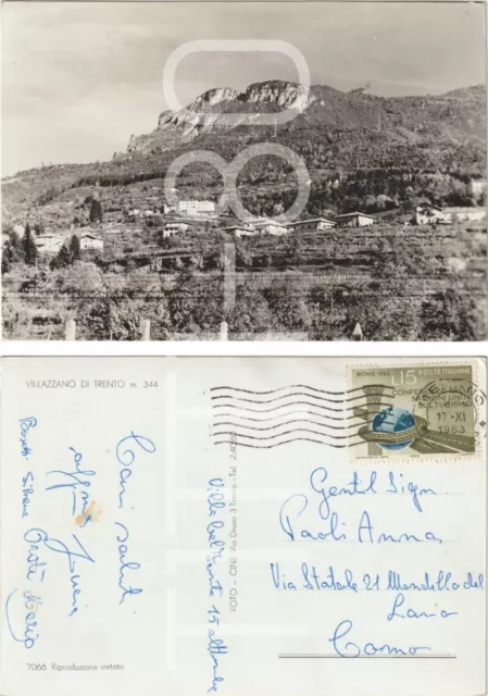 VILLAZZANO DI TRENTO m.344 (TRENTO) 1963