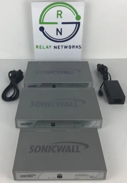 SONICWALL NSA 240, NSA 220, NSA 250 M, 1 x Power adapter  LOT OF 3