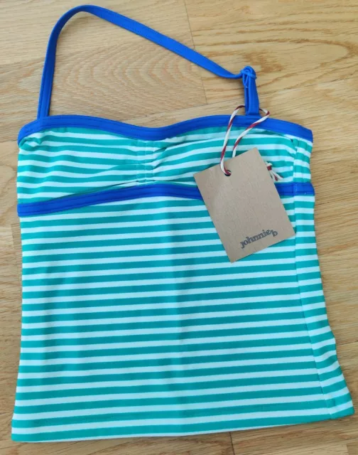 BNWT Johnnie B Boden NEW 5-6 years girl tankini swimsuit swimming top stripe
