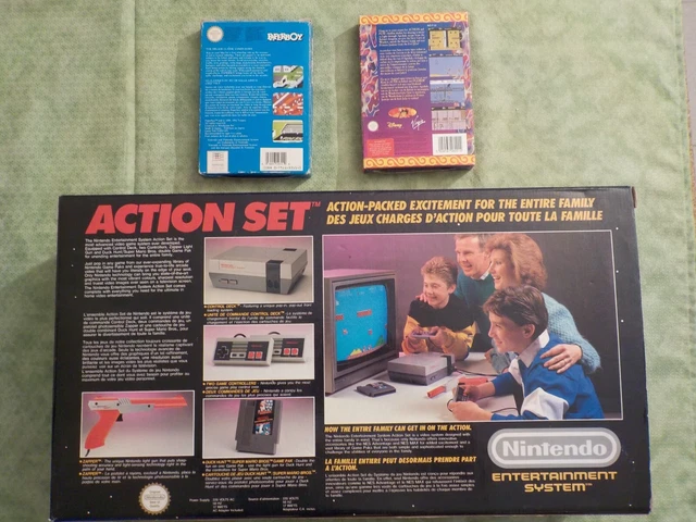 Nintendo NES Console Action Set en boite complete FRA Très Bon état +2 jeux 2