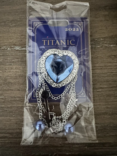Titanic 25th Anniversary Heart Of The Ocean LE100 Pin CONFIRMED ORDER