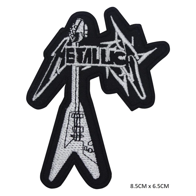 Rock Music Iron/Sew On Patch Badge Embroidered Applique For Clothes 7.5x10.5 CM - Foto 8