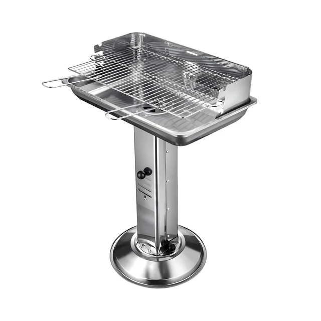 Holzkohlegrill edelstahl BBQ Holzkohle Grill Standgrill tragbar camping