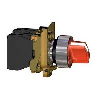 Harmony XB4 - bouton tournant - à manette - lumineux - DEL intégrée - rouge -...