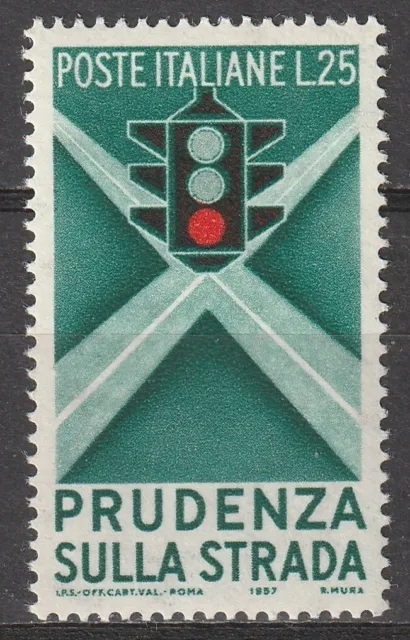 Italia Repubblica 1957, Educazione Stradale, nuovo MNH**