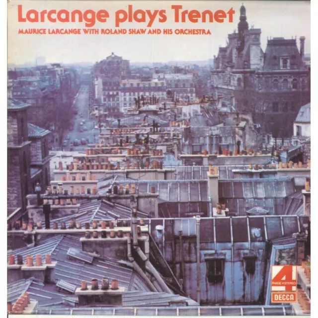 Maurice Larcange Lp Vinile Larcange Plays Trenet / Decca ‎Phase 4 Stereo Nuovo