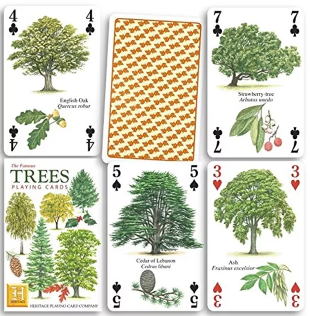 Trees set of 52 playing cards + jokers (hpc)